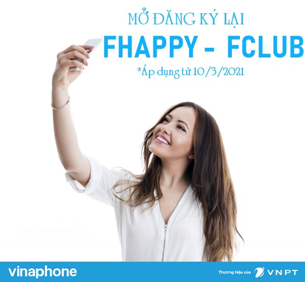 Vinaphone mở đăng ký lại gói FHAPPY và FCLUB từ 10/3/2021